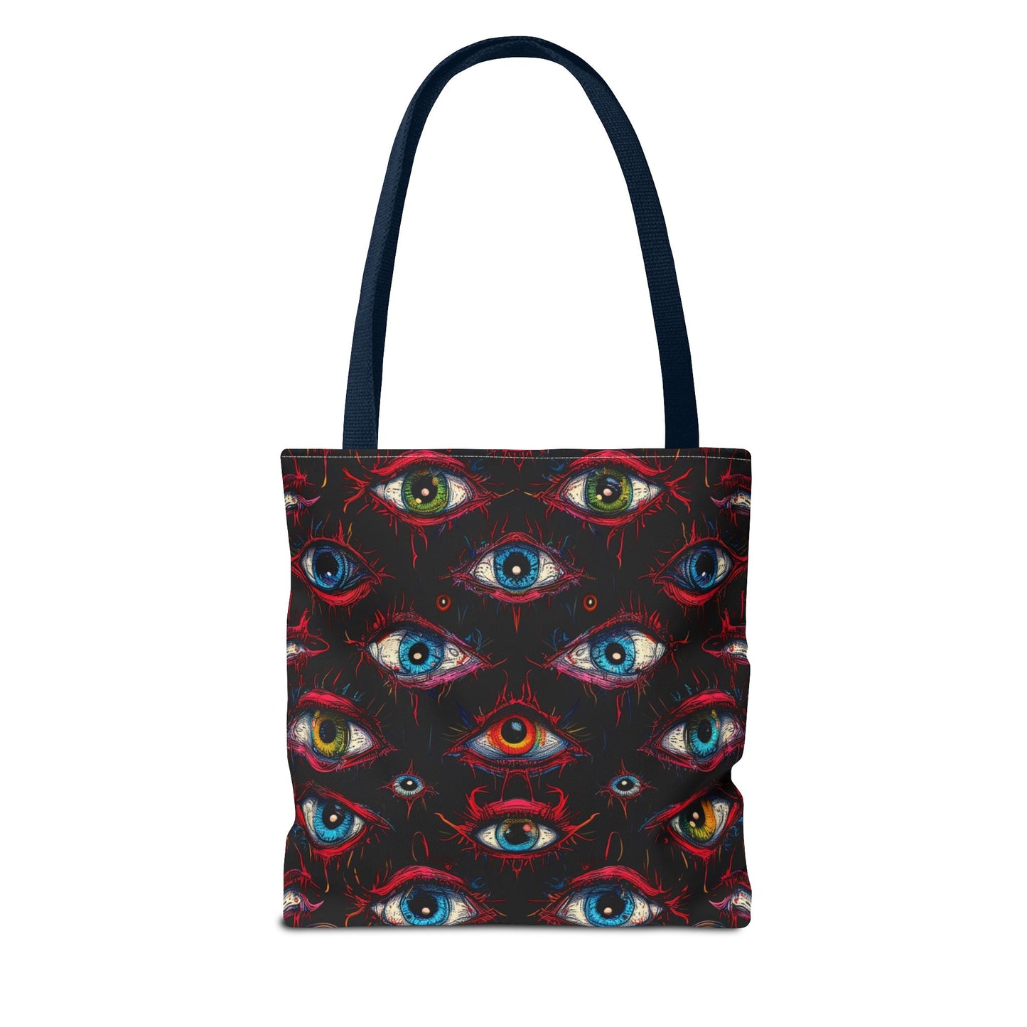 Creepy Eye Pattern Tote Bag (AOP)