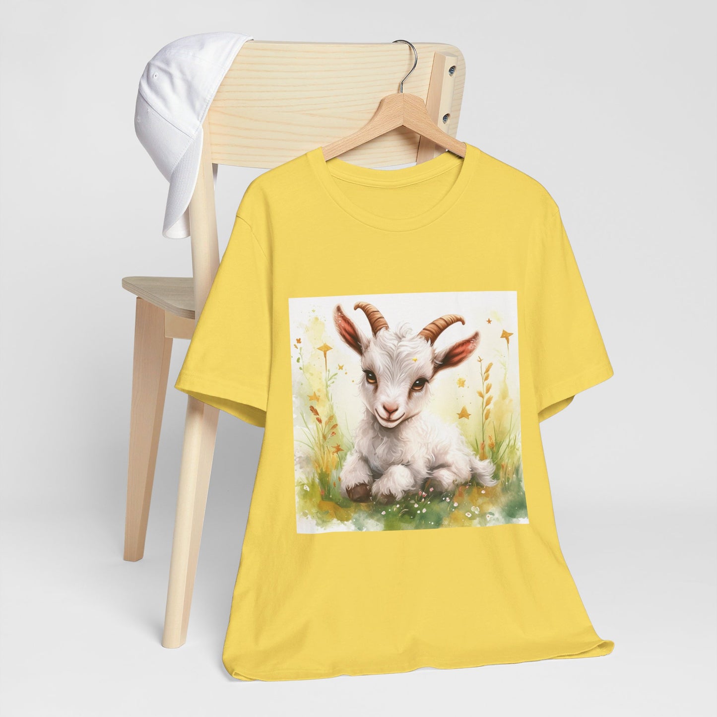 Cute Goat Unisex Jersey Short Sleeve Tee