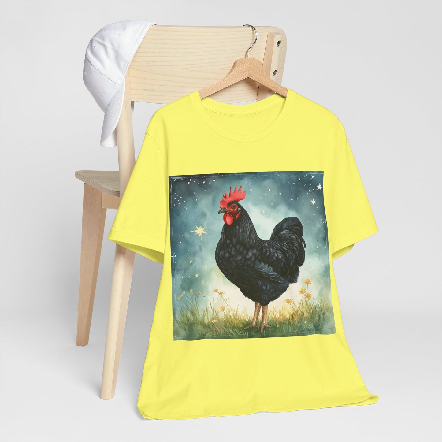 Black Chicken Unisex Jersey Short Sleeve Tee