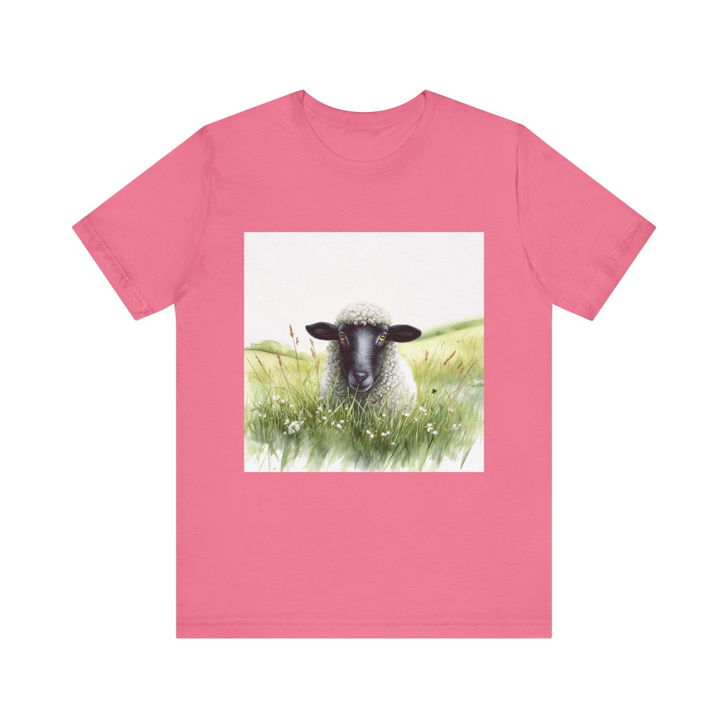 Cute Sheep Unisex Jersey Short Sleeve Tee