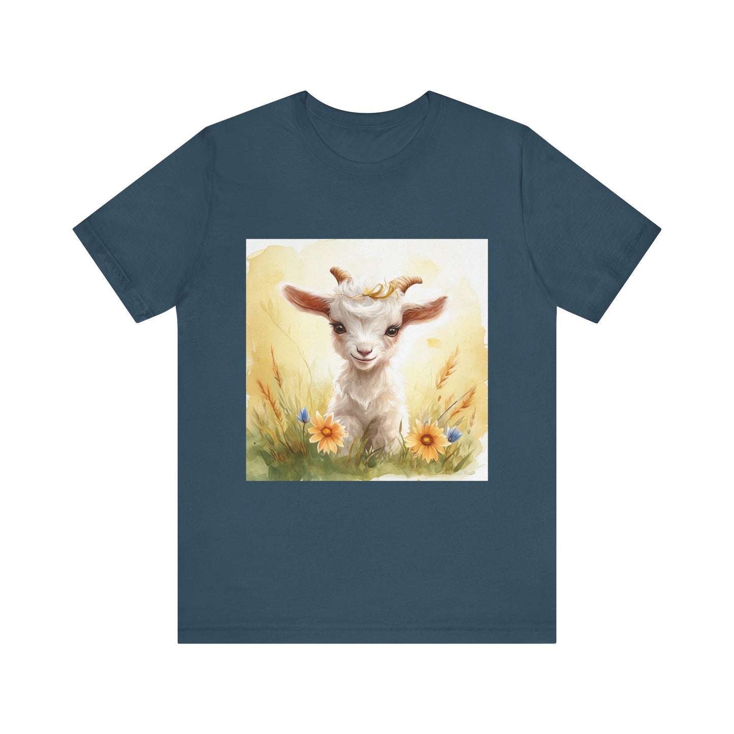 Adorable Goat Unisex Jersey Short Sleeve Tee