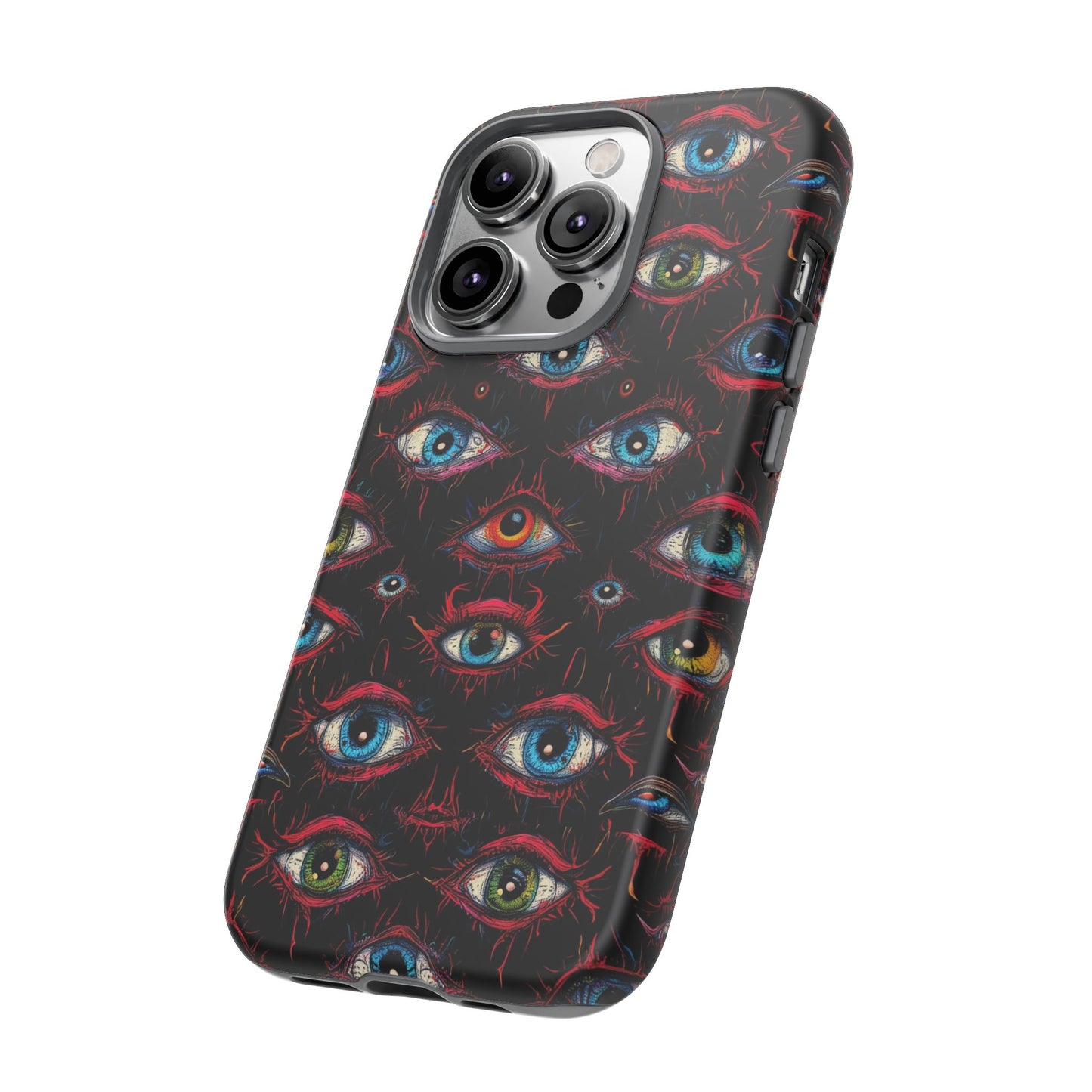 Creepy Eye Pattern Tough Cases