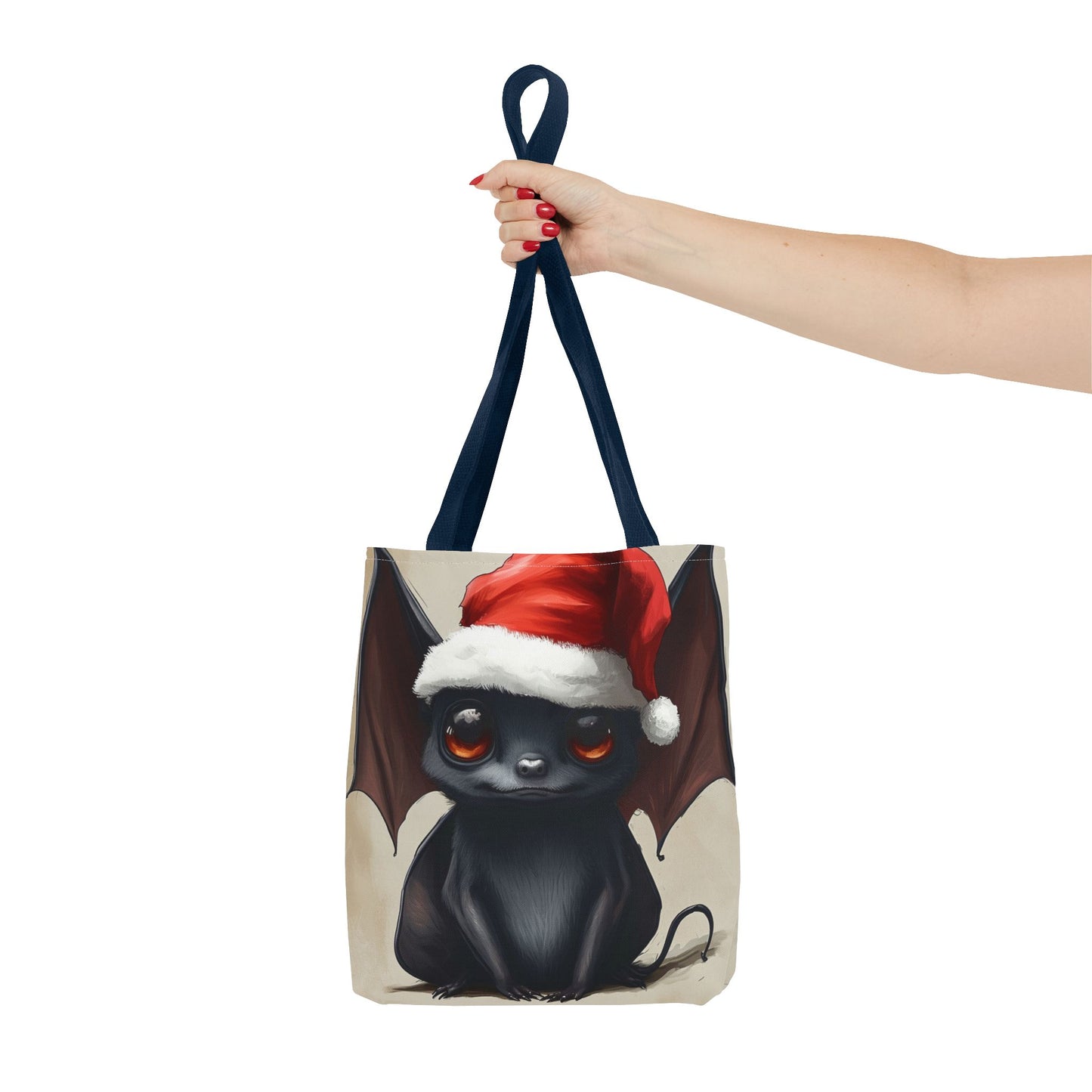 Santa Hat Bat Tote Bag (AOP)