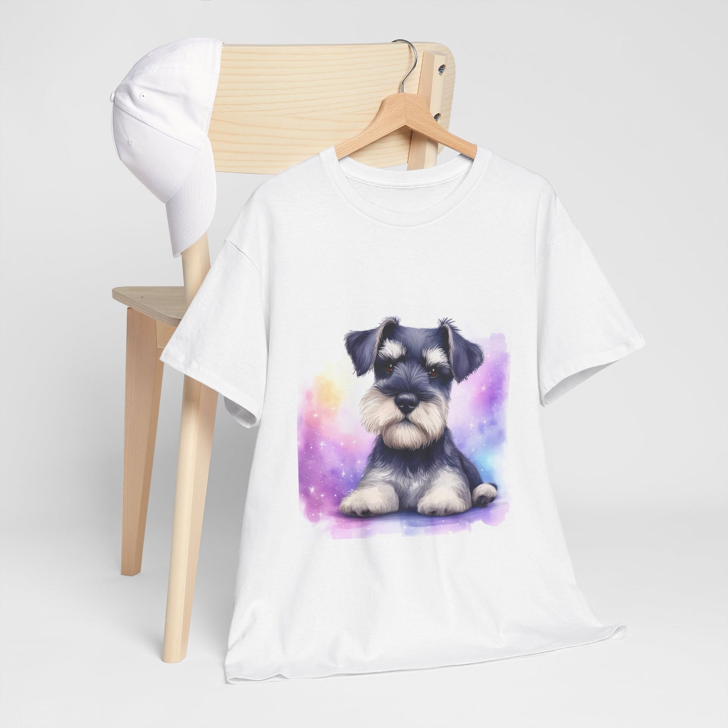 Schnauzer Puppy Unisex Heavy Cotton Tee