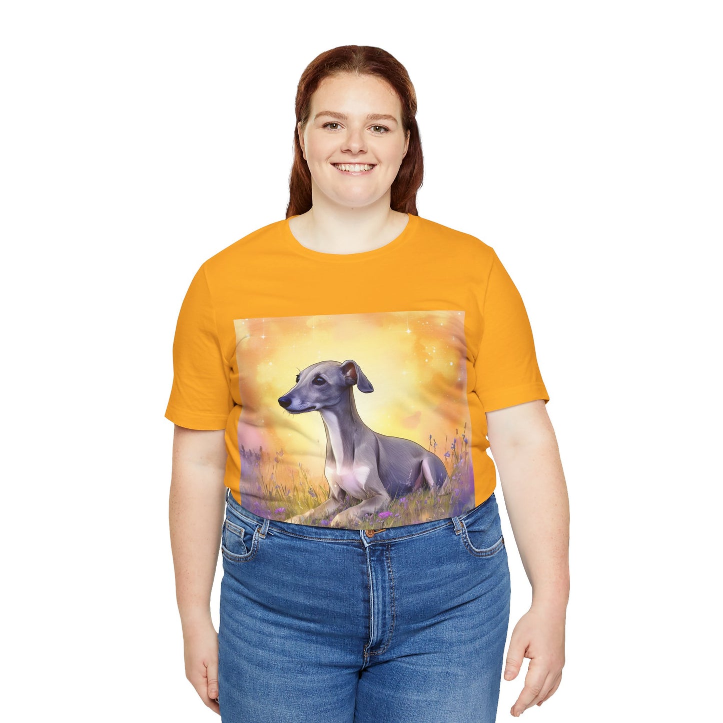 Sunset Greyhound Jersey Short Sleeve Tee