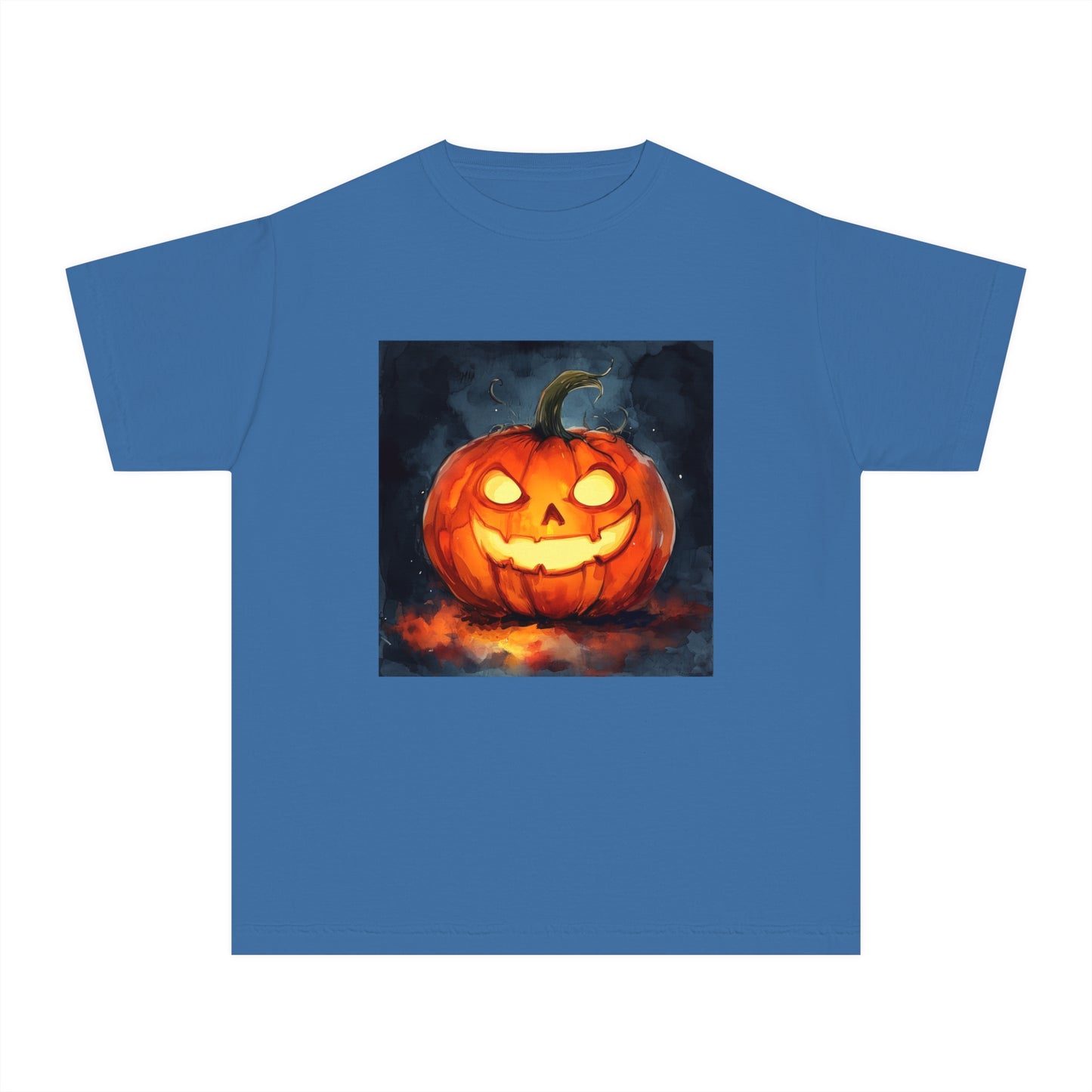 Cute Creepy Jack o' Lantern Youth Midweight Tee