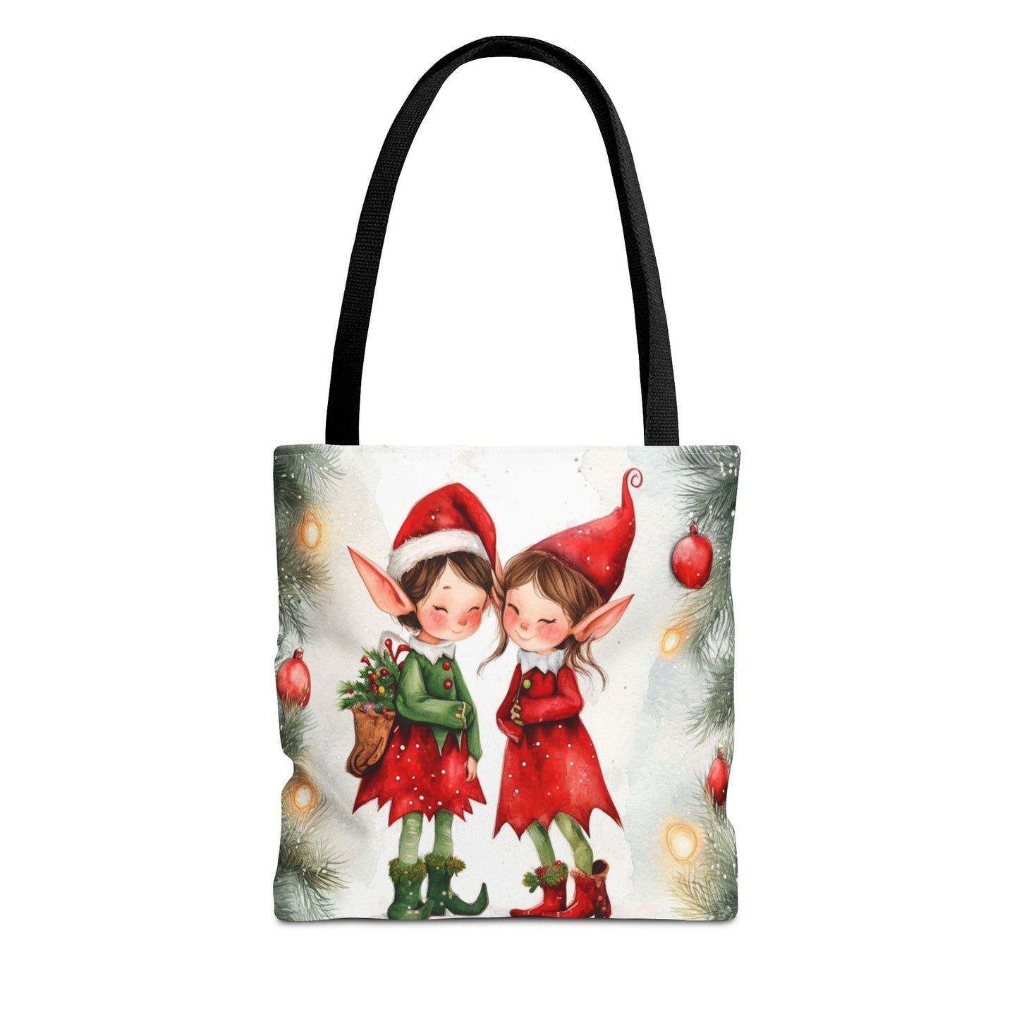 Watercolor Elves Tote Bag (AOP)