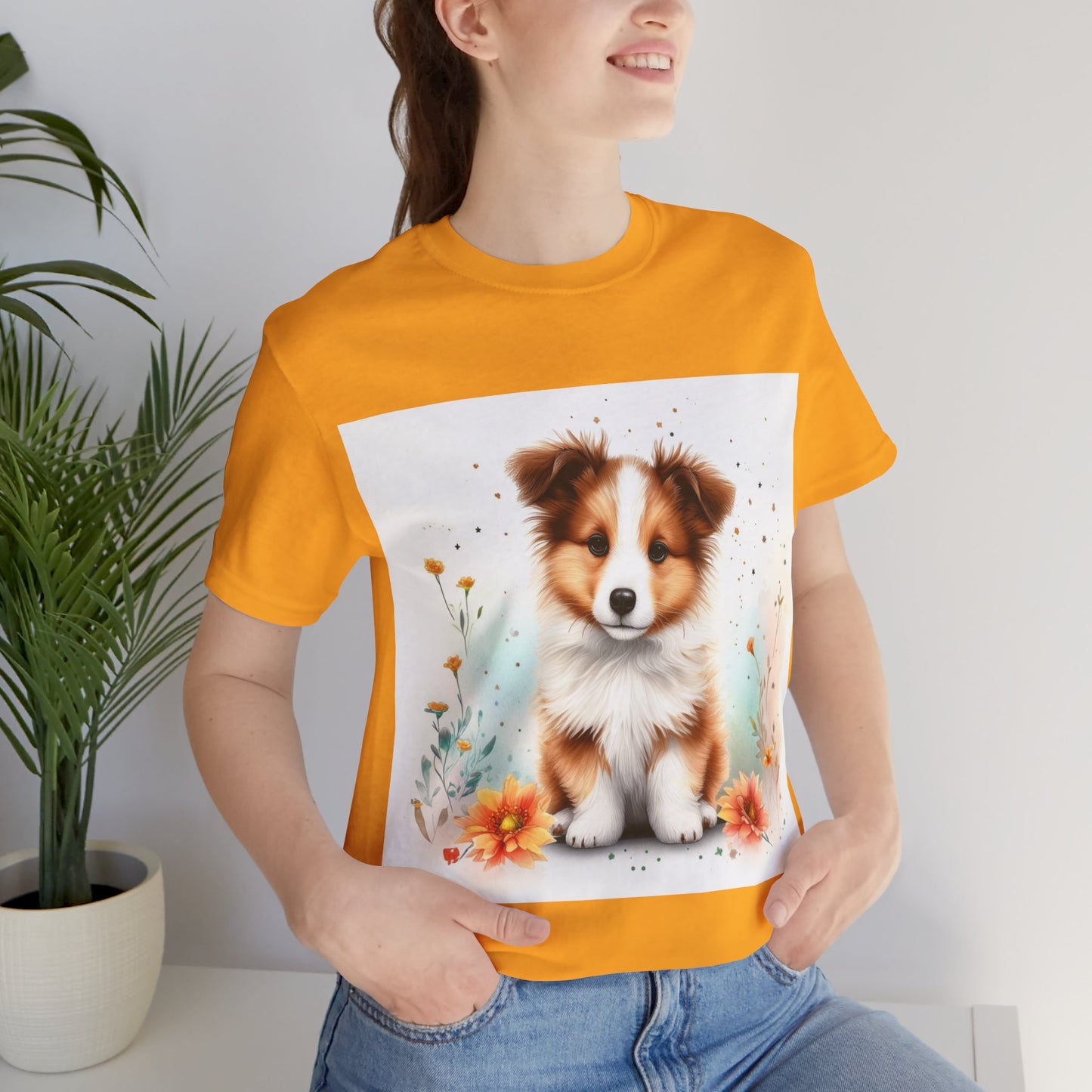 Shetland Sheepdog Unisex Jersey Short Sleeve Tee