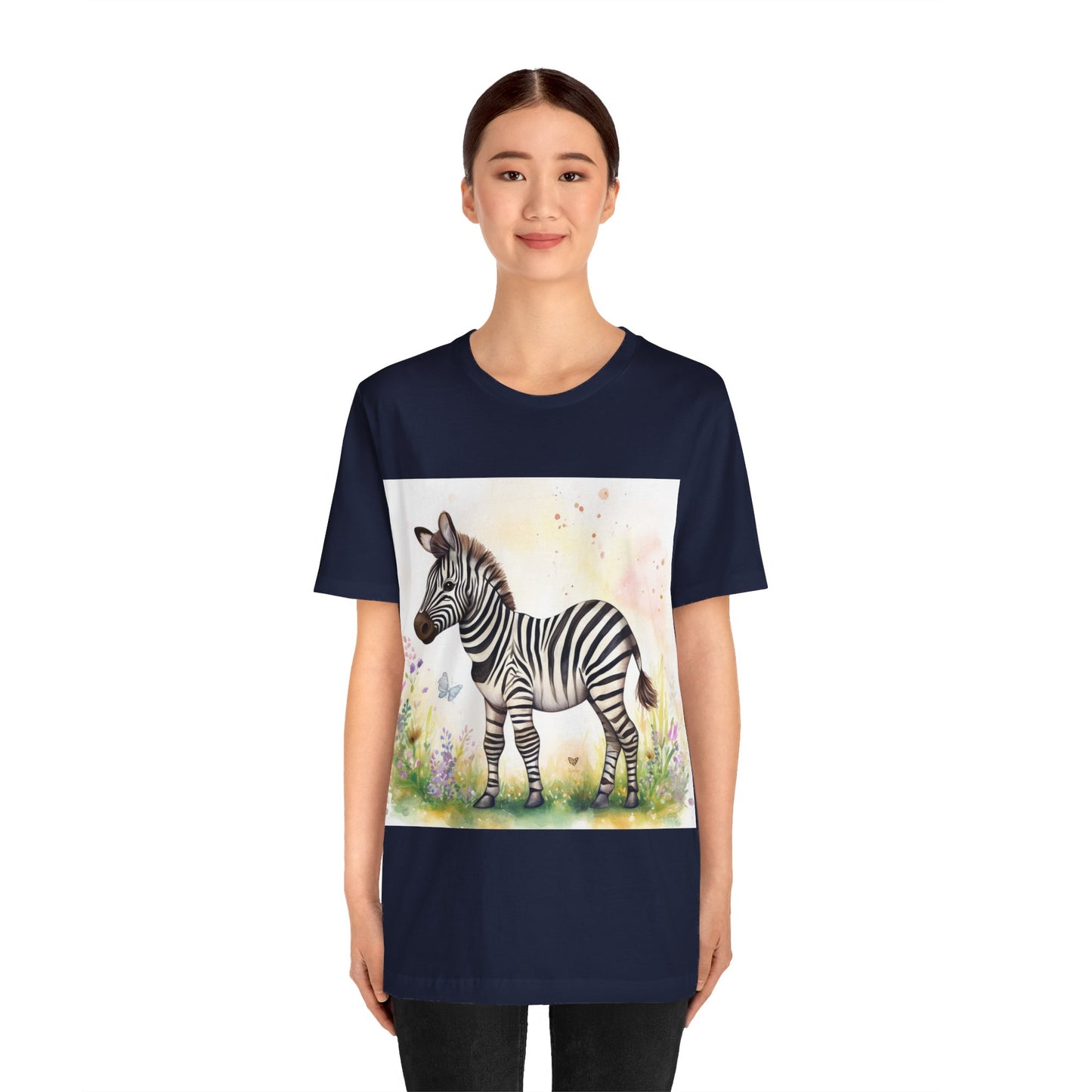 Baby Zebra Unisex Jersey Short Sleeve Tee