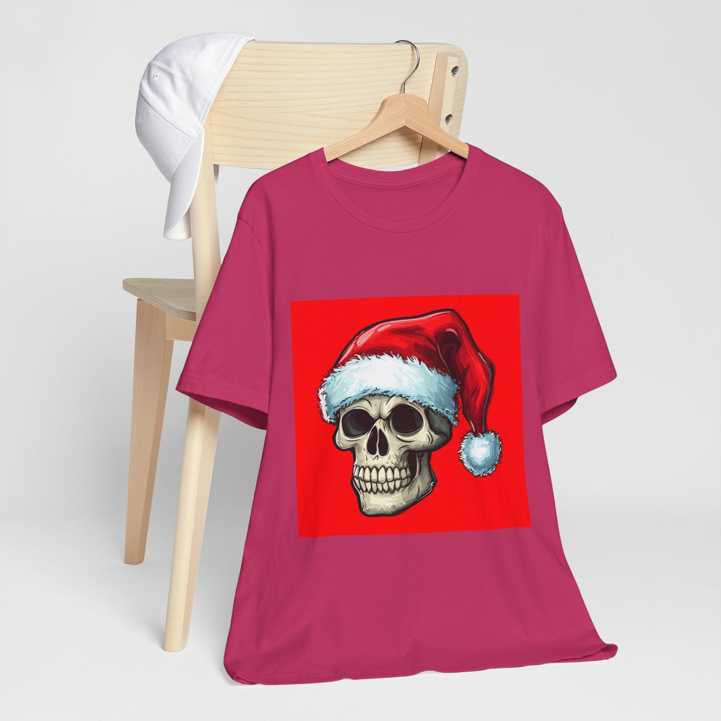 Cute Spooky Holiday Skull Unisex Jersey Tee