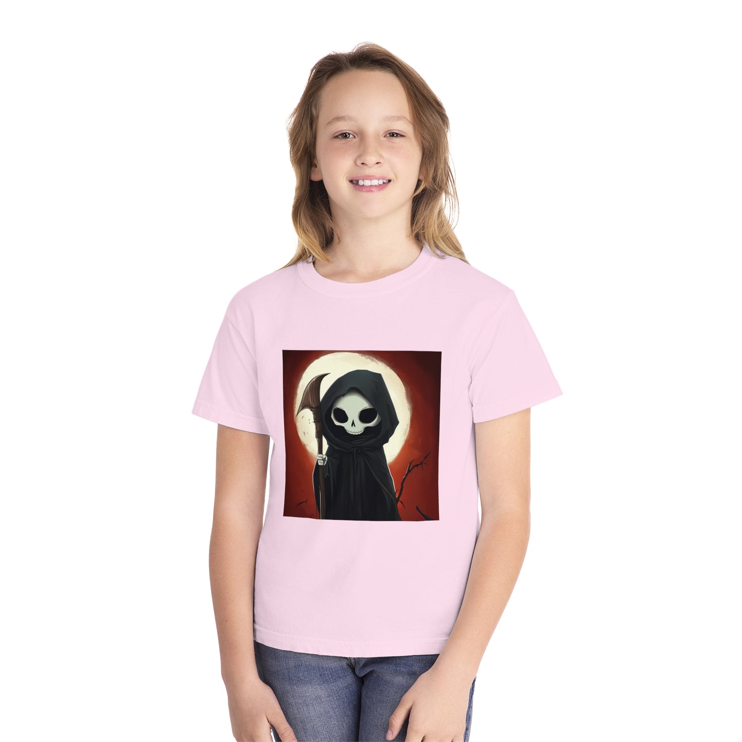 Cute Grim Reaper Youth Midweight Tee