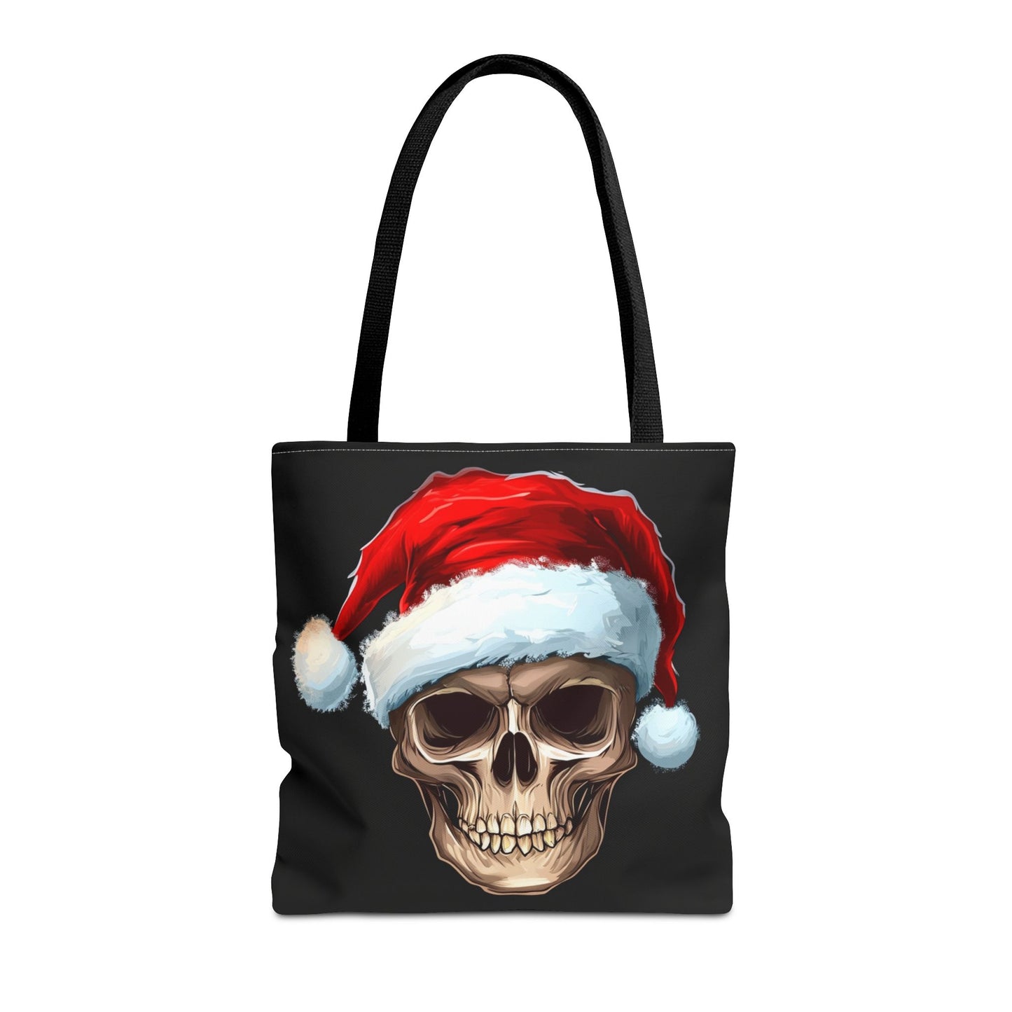 Santa Hat Skull Tote Bag (AOP)