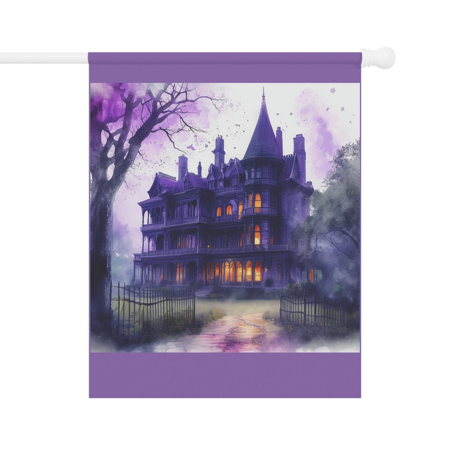 Haunted House Garden & House Banner