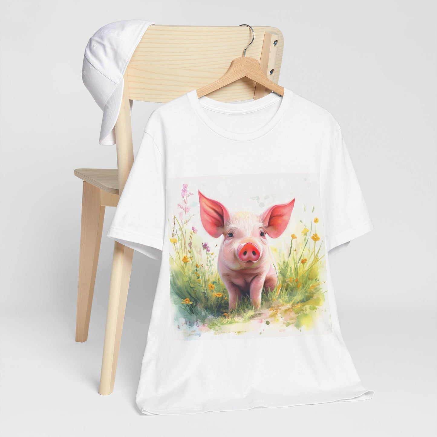 Playful Piglet Unisex Jersey Short Sleeve Tee