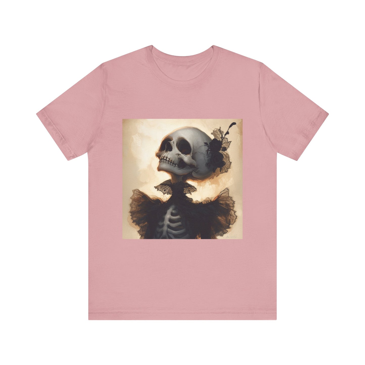 Flamenco Dancer Skeleton Unisex Jersey Short Sleeve Tee