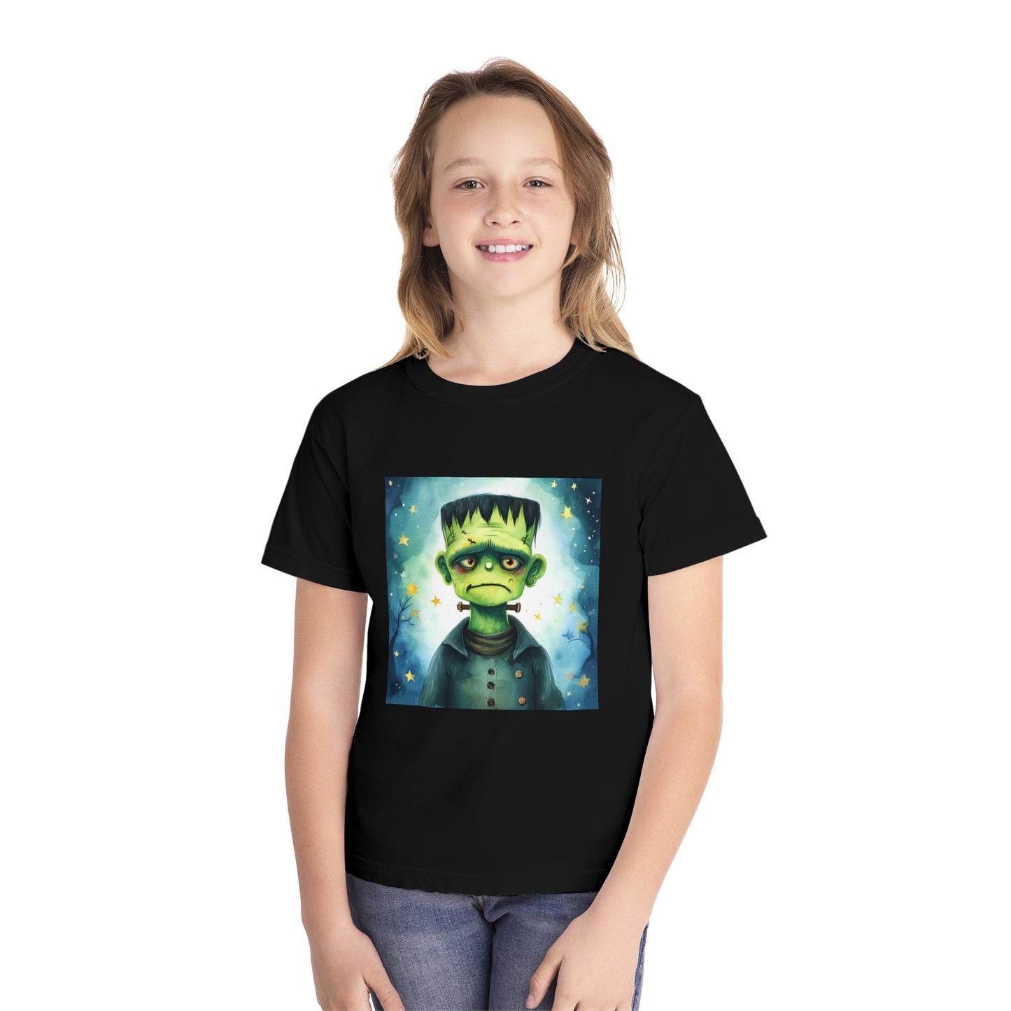 Cute Frankenstein Monster Youth Midweight Tee