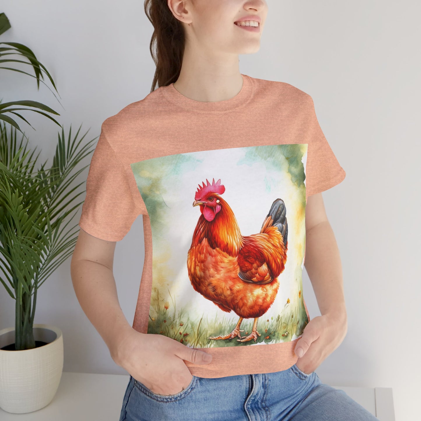 Chicken Unisex Jersey Short Sleeve Tee