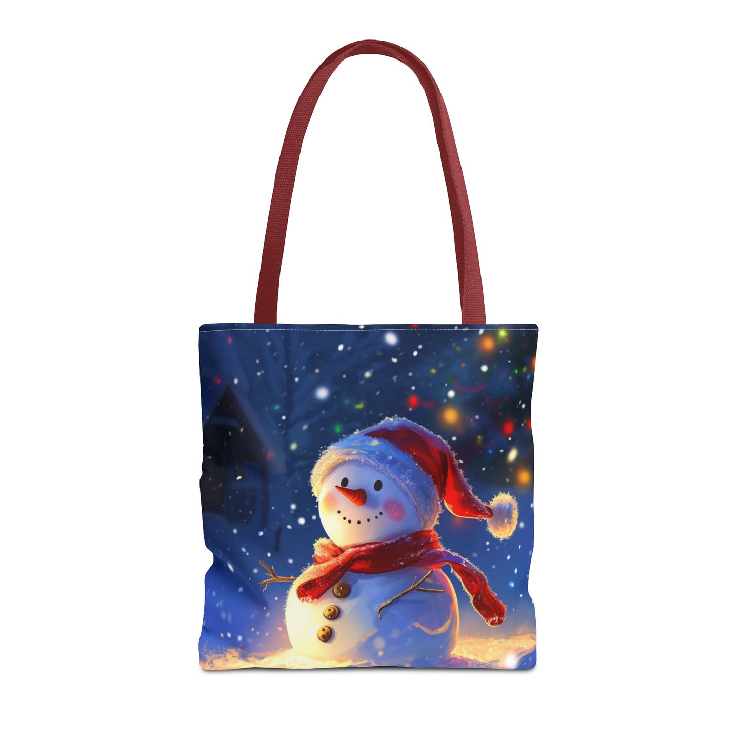 Cute Snowman Tote Bag (AOP)