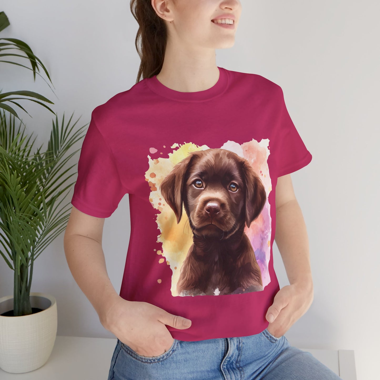 Chocolate Lab Unisex Jersey Short Sleeve Tee