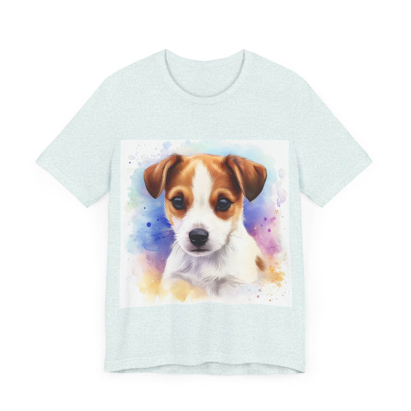 Cute Jack Russell Unisex Jersey Short Sleeve Tee