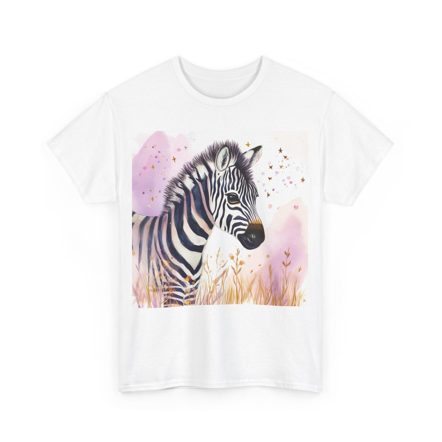 Fuzzy Zebra Unisex Heavy Cotton Tee