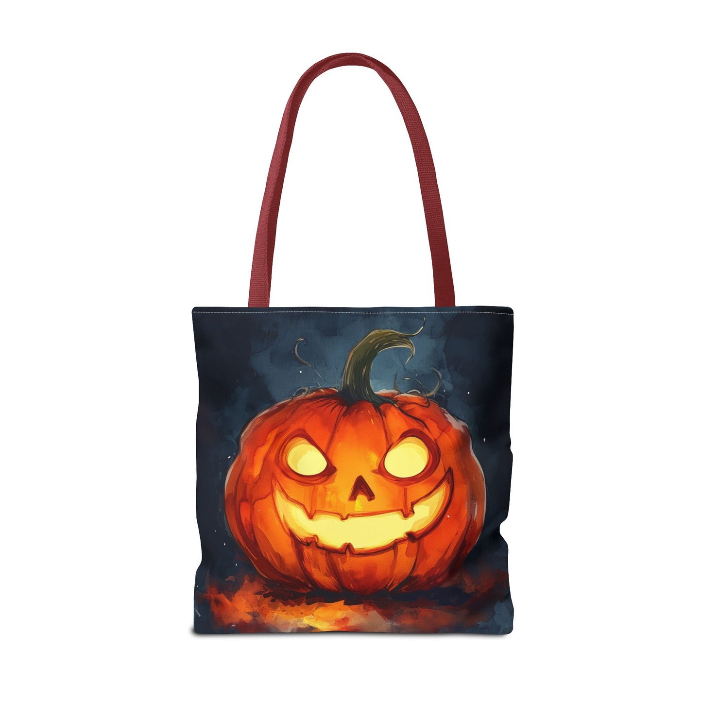 Cute Creepy Jack o Lantern Tote Bag (AOP)