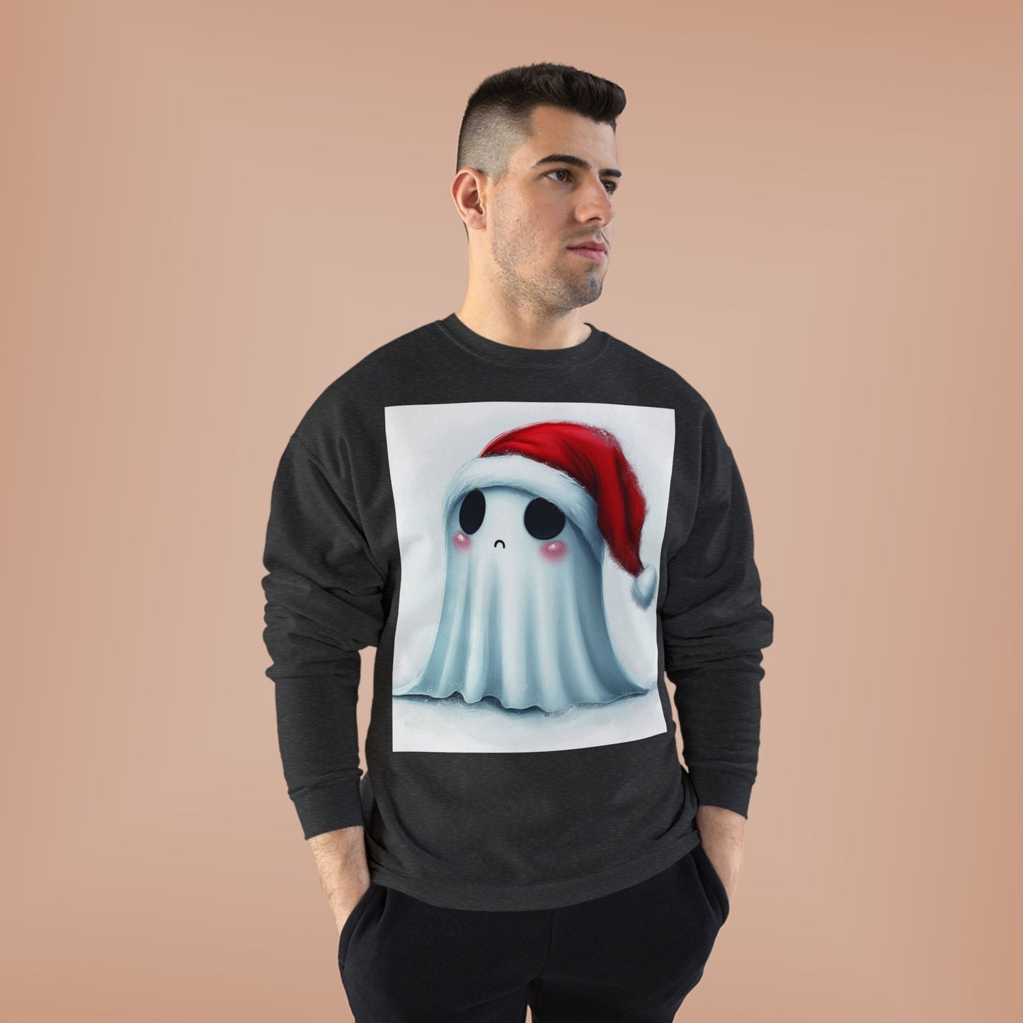 Holiday Ghost Unisex EcoSmart® Crewneck Sweatshirt