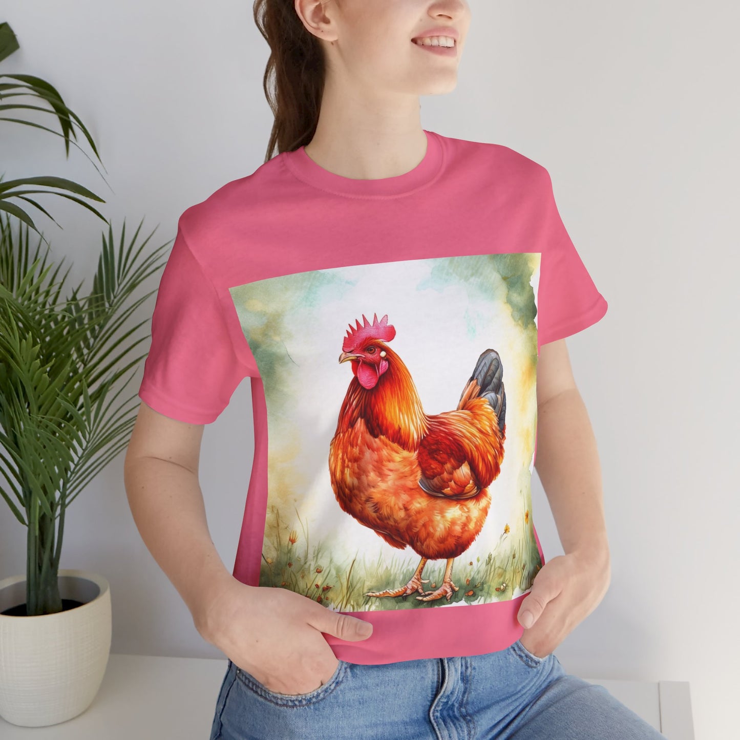 Chicken Unisex Jersey Short Sleeve Tee