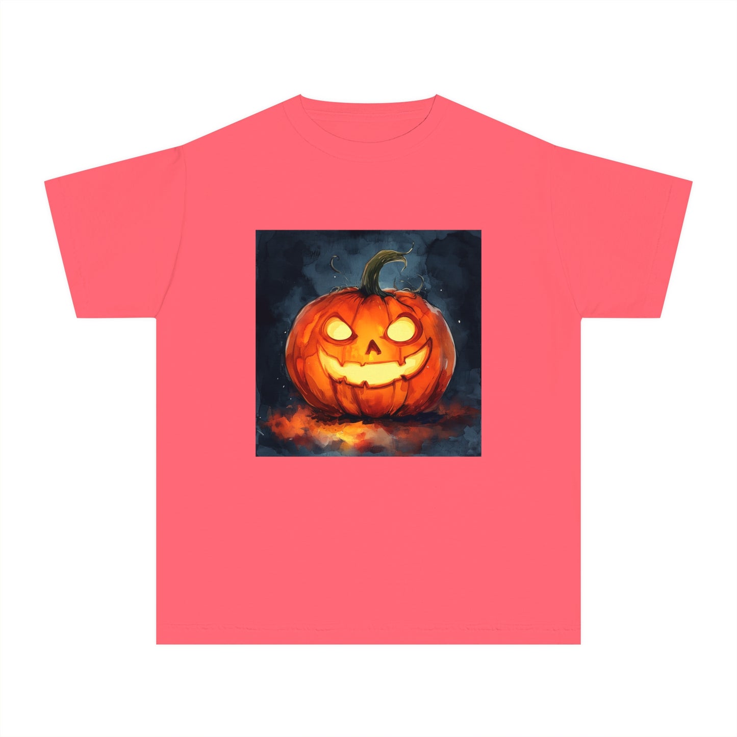 Cute Creepy Jack o' Lantern Youth Midweight Tee