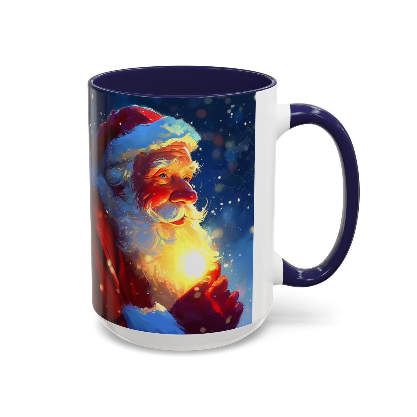 Santa Claus Accent Coffee Mug (11, 15oz)