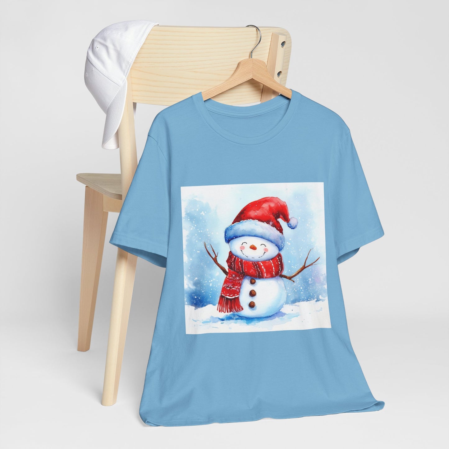 Cute Snowman Unisex Jersey Short Sleeve Tee