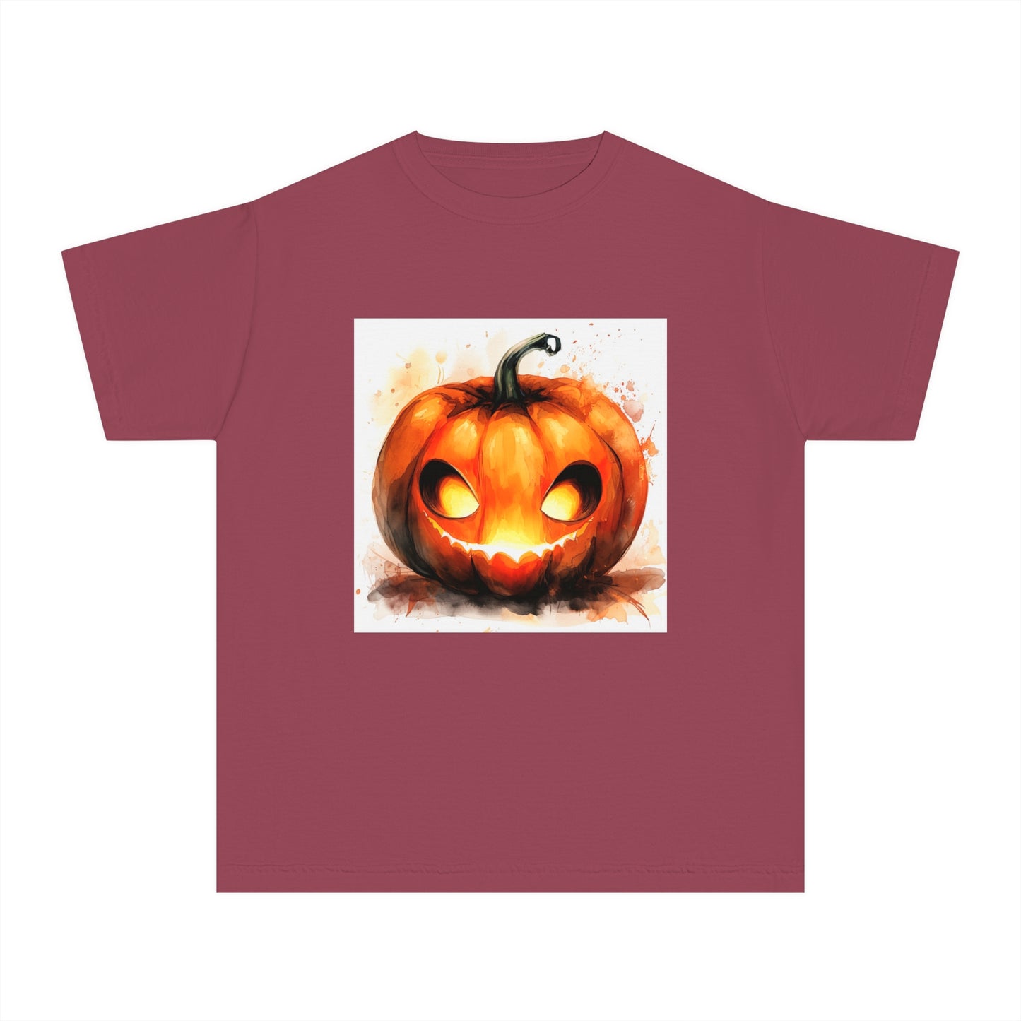 Cute Happy Jack o' Lantern Youth Midweight Tee