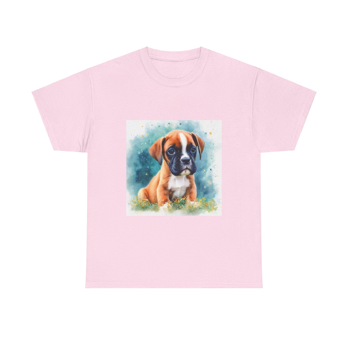 Boxer Puppy Unisex Heavy Cotton Tee