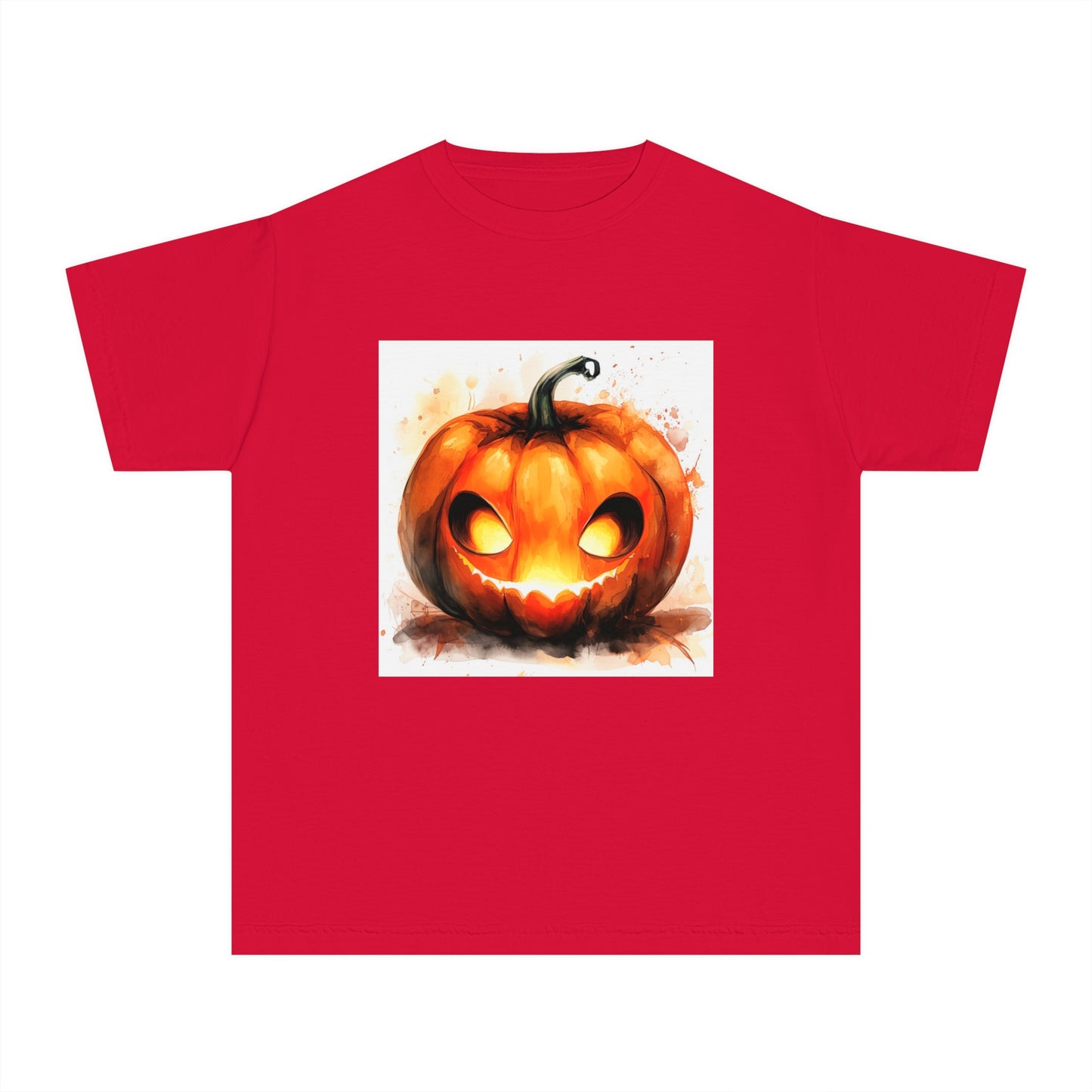 Cute Happy Jack o' Lantern Youth Midweight Tee