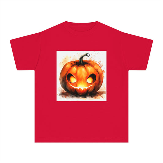 Cute Happy Jack o' Lantern Youth Midweight Tee