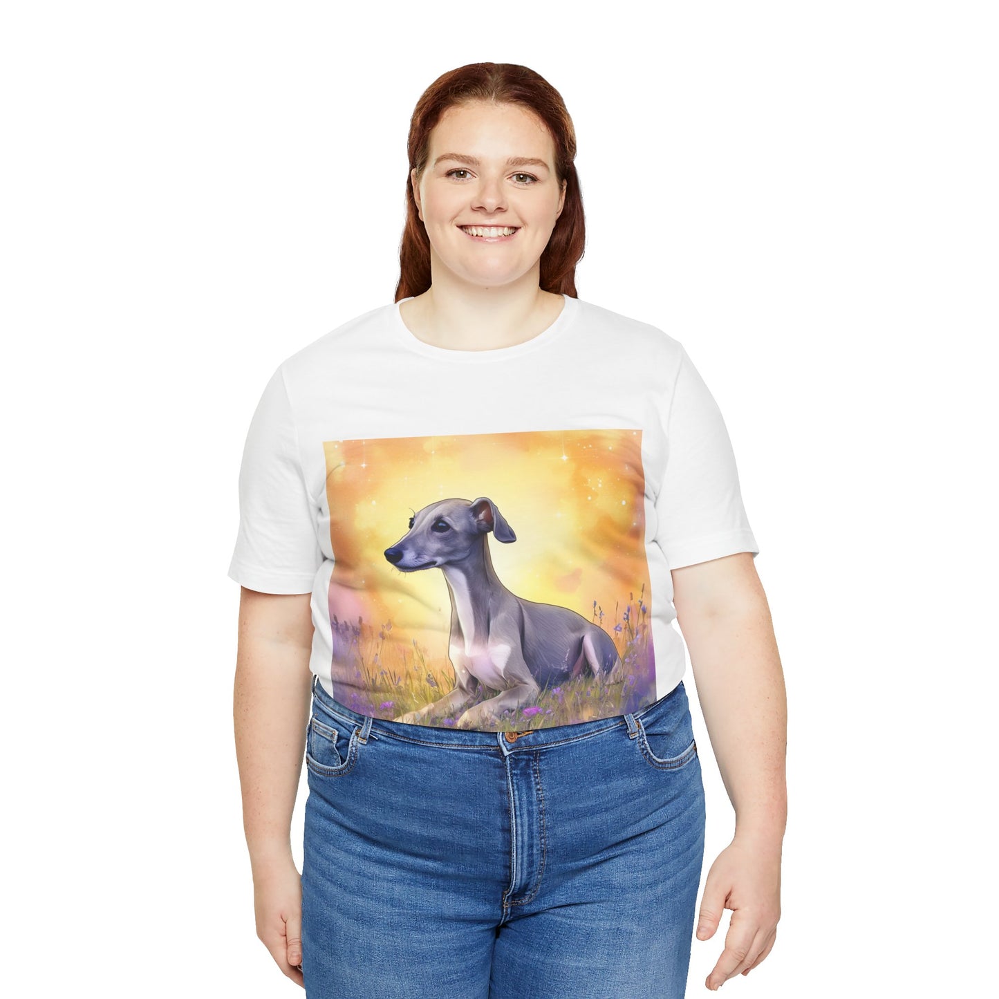 Sunset Greyhound Jersey Short Sleeve Tee