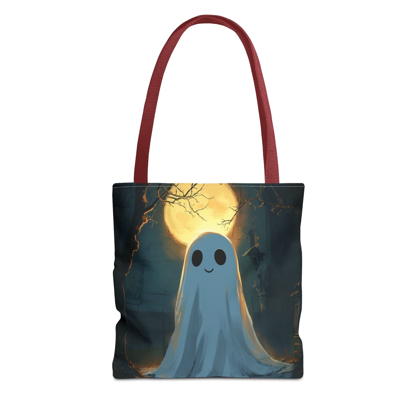 Cute Ghost Tote Bag (AOP)