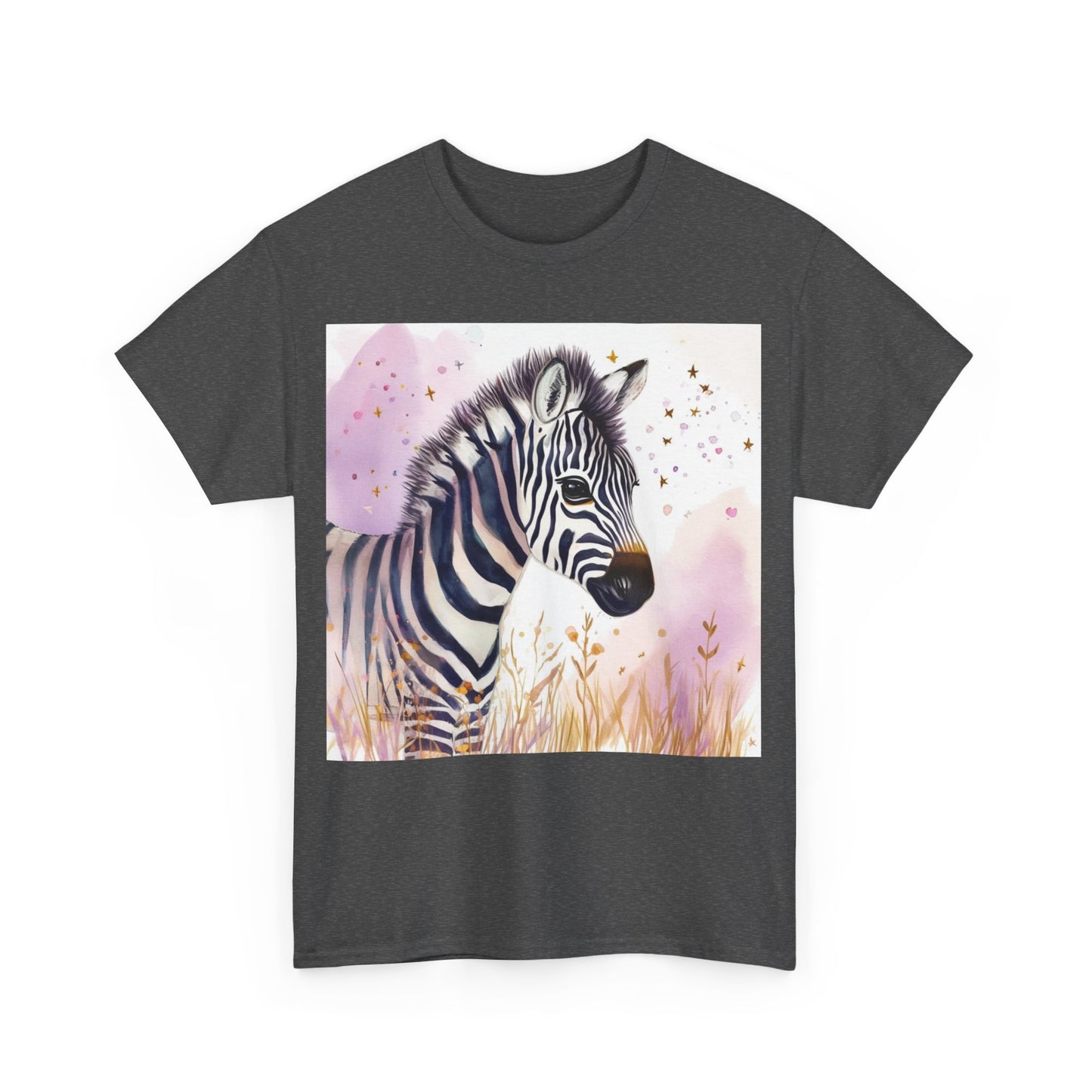 Fuzzy Zebra Unisex Heavy Cotton Tee