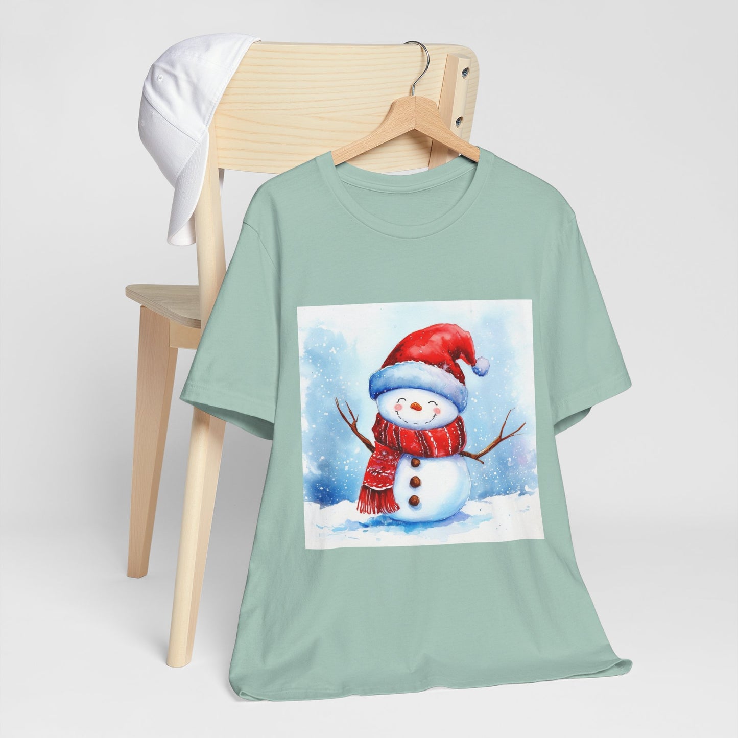 Cute Snowman Unisex Jersey Short Sleeve Tee