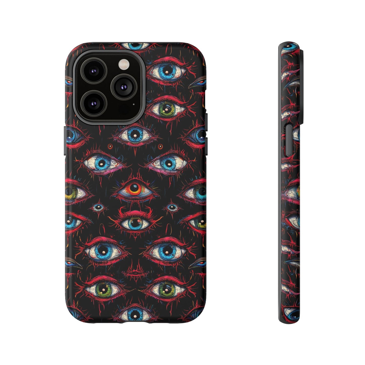 Creepy Eye Pattern Tough Cases