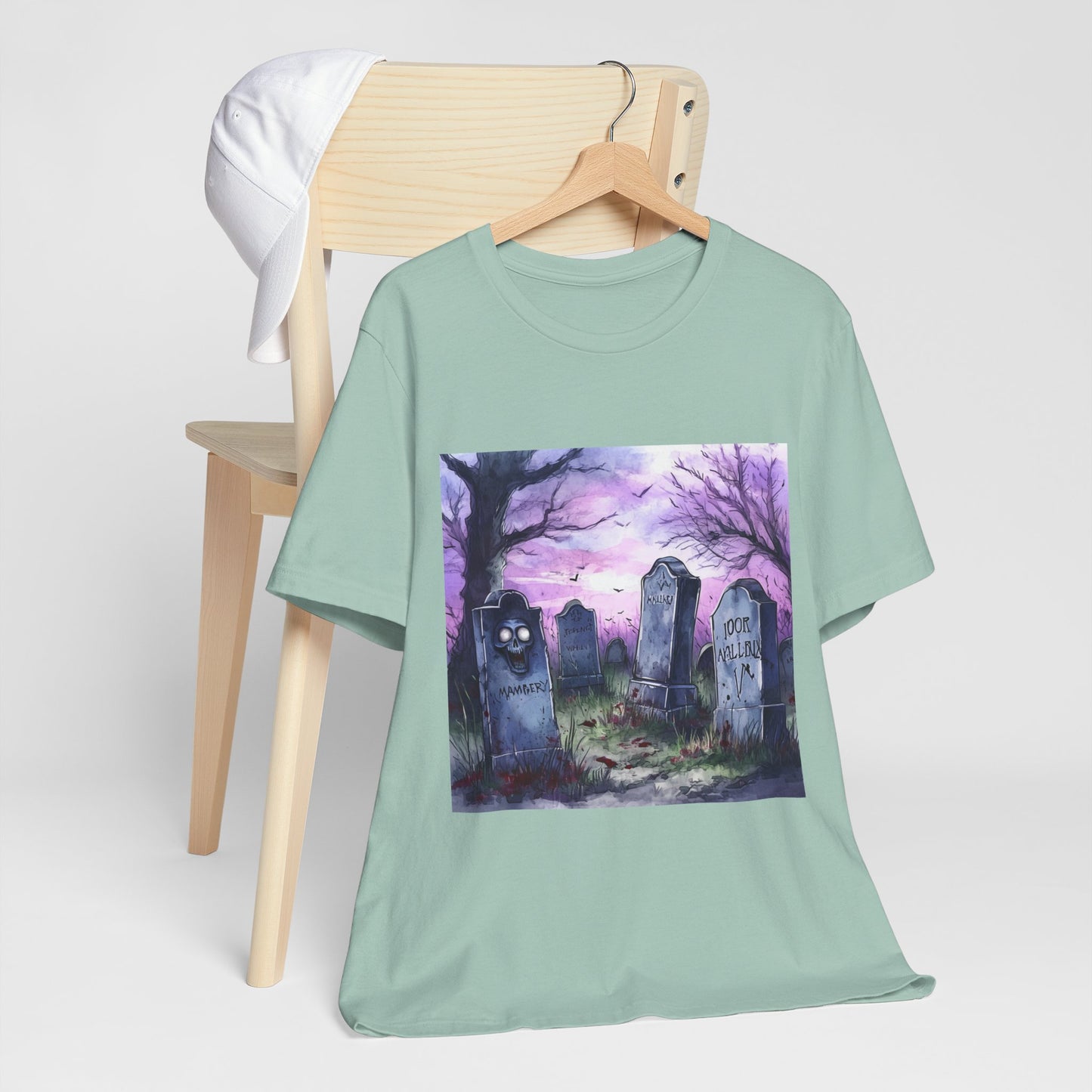 Purple Graveyard Unisex Jersey Short Sleeve Tee