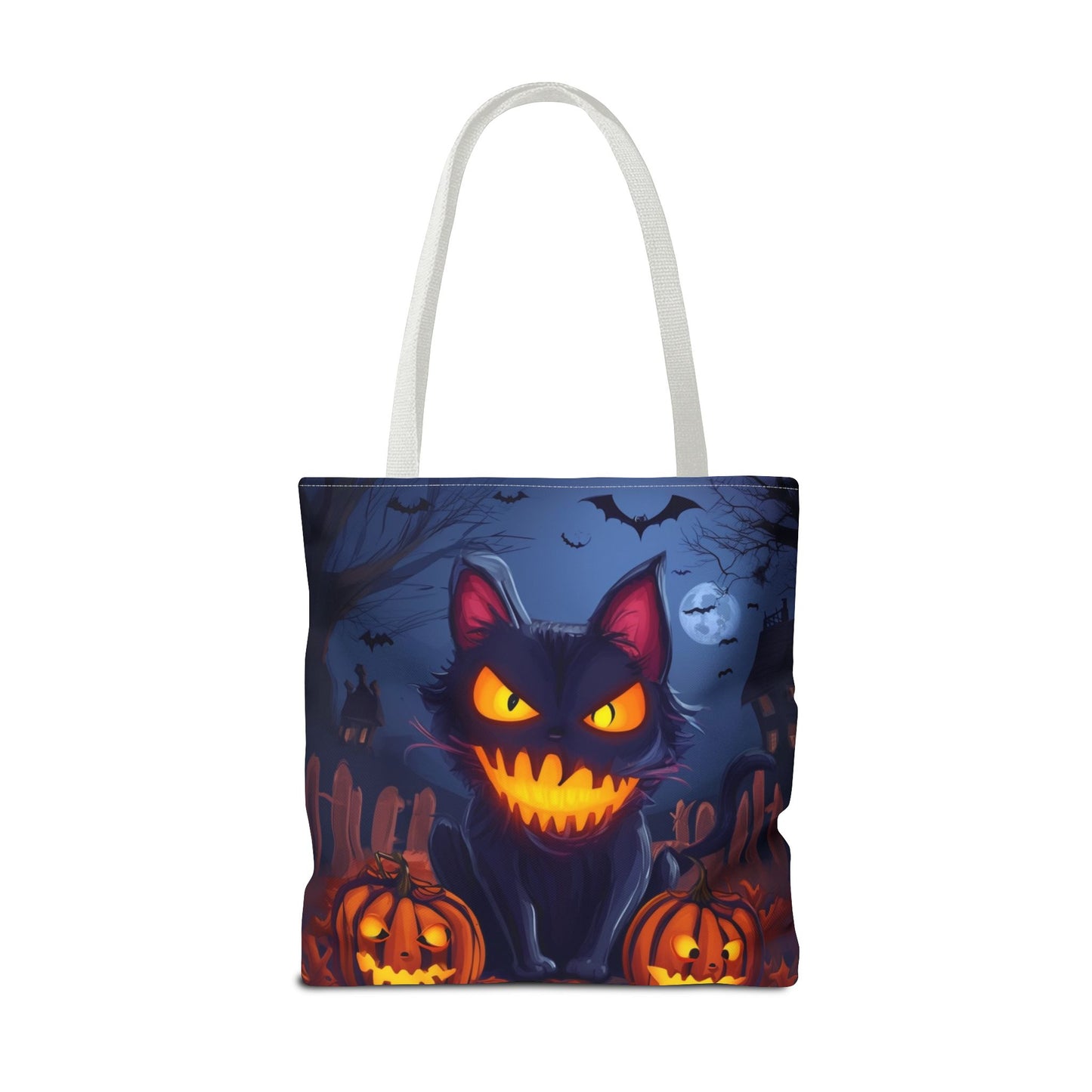 Spooky Cat Tote Bag (AOP)