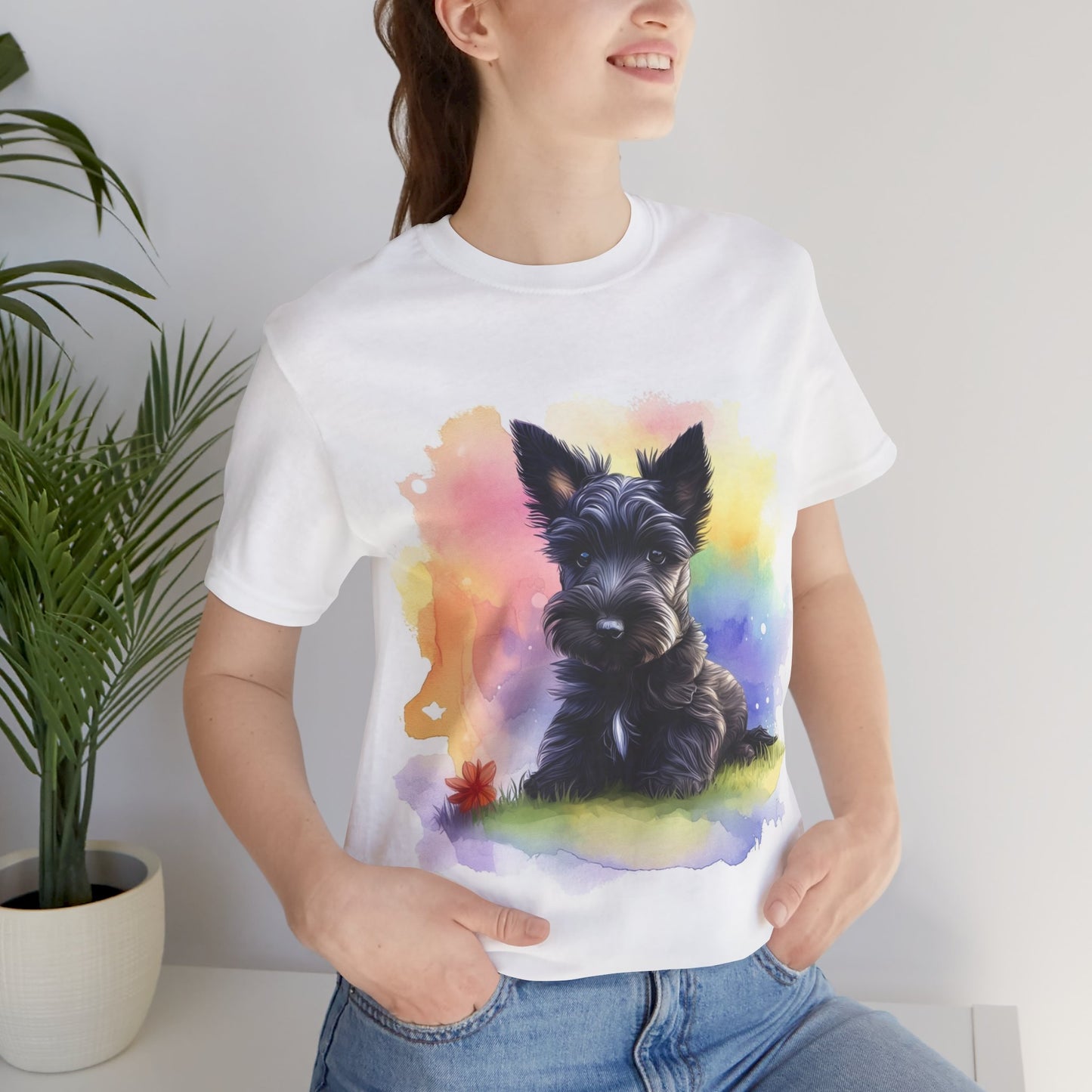 Scottish Terrier Unisex Jersey Short Sleeve Tee