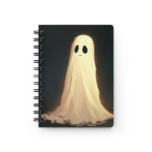 Happy Spooky Ghost Spiral Bound Journal