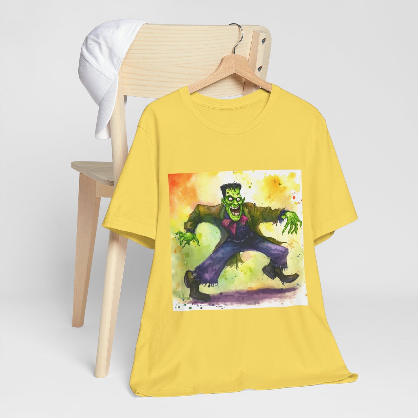 Quirky Frankenstein Unisex Jersey Short Sleeve Tee