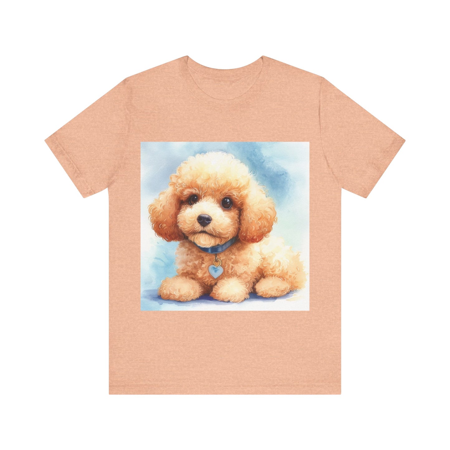 Poodle Puppy Unisex Jersey Short Sleeve Tee