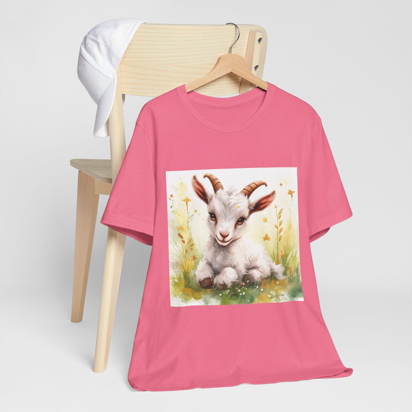 Cute Goat Unisex Jersey Short Sleeve Tee