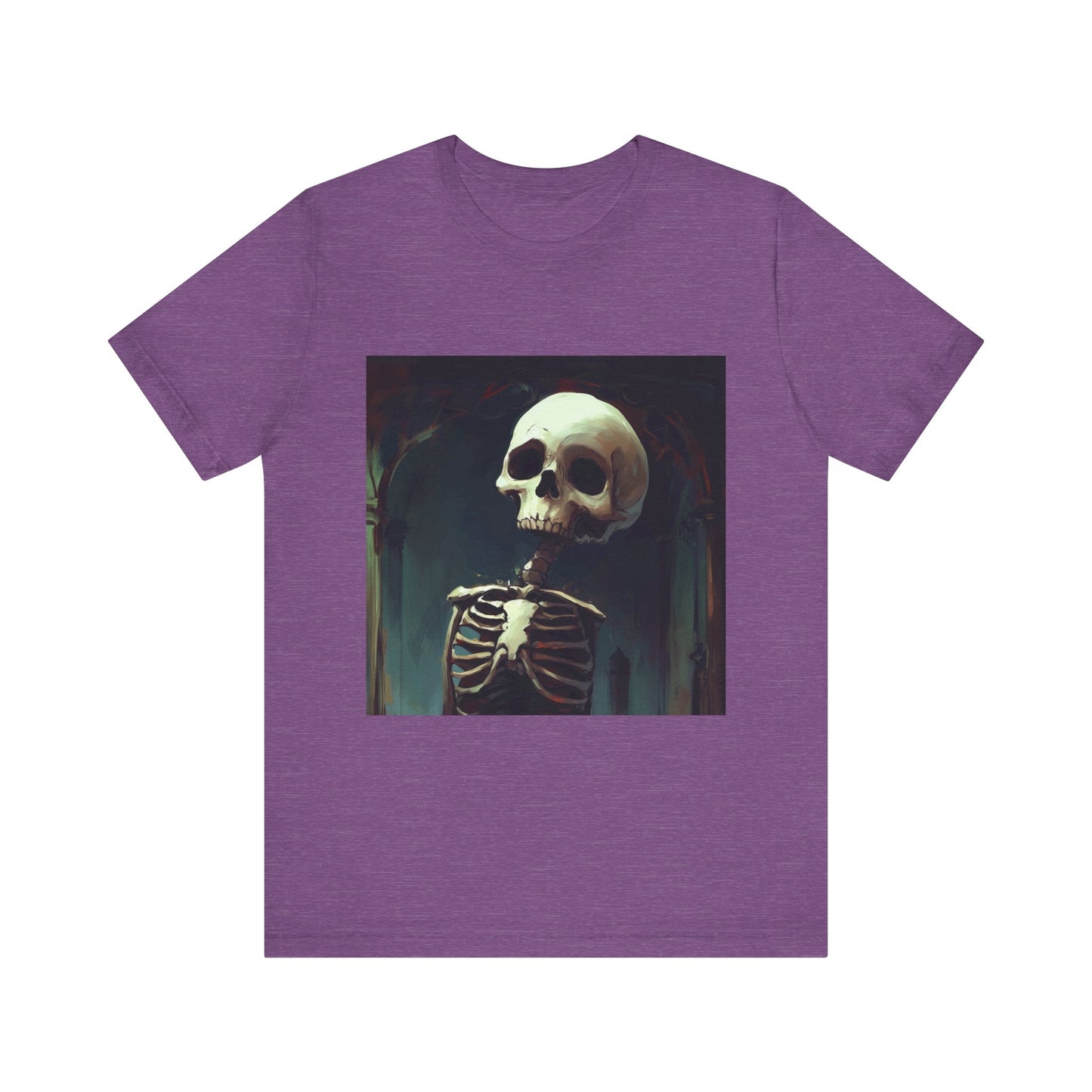 Scary Skeleton Unisex Jersey Short Sleeve Tee