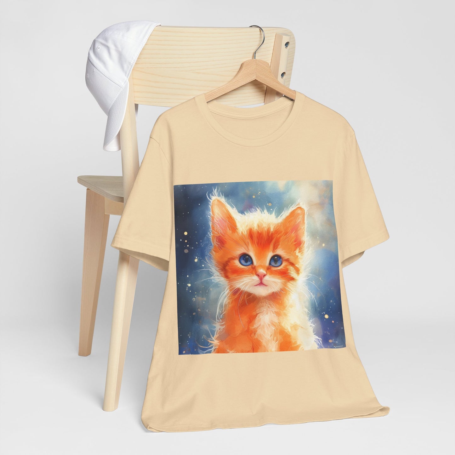 Orange Kitten Unisex Jersey Short Sleeve Tee