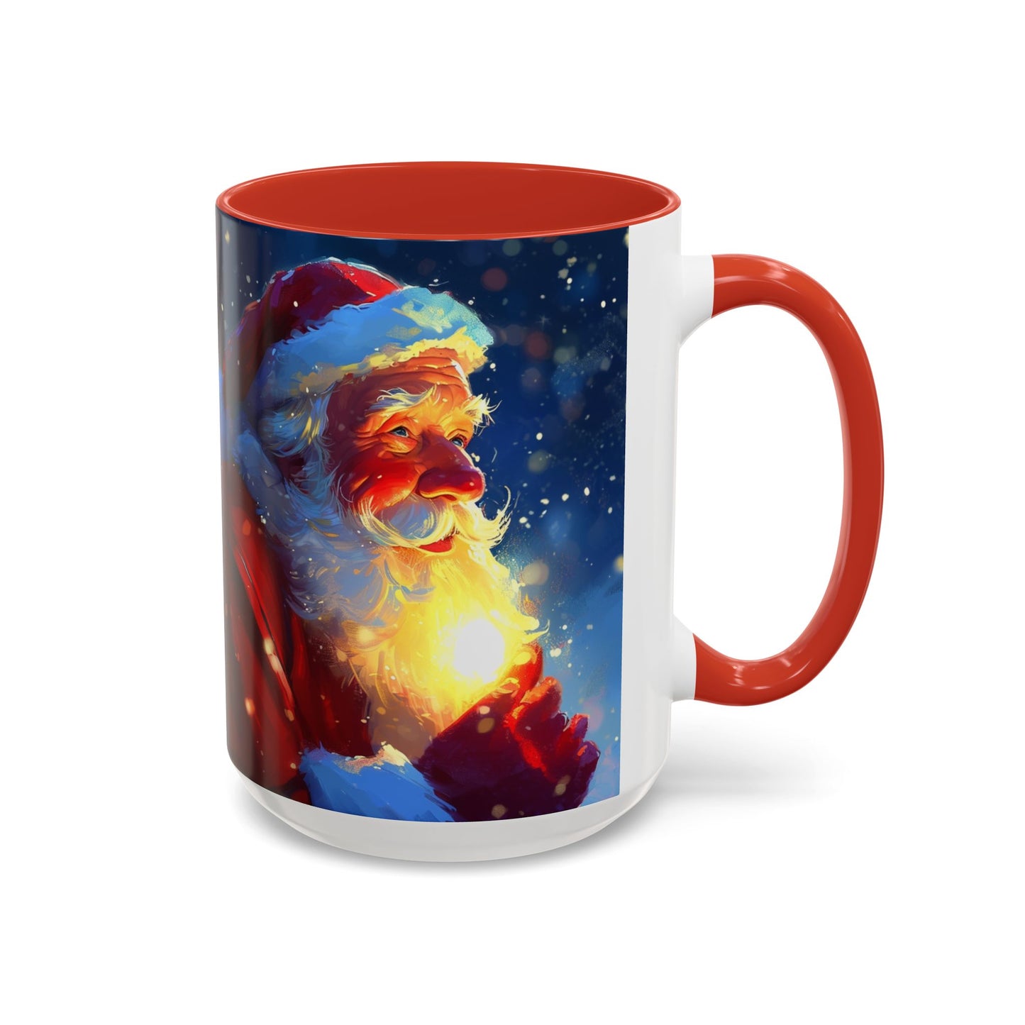 Santa Claus Accent Coffee Mug (11, 15oz)